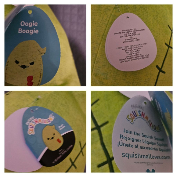Disney Squishmallows 20" Oogie Boogie The Nightmare Before Christmas New - Picture 10 of 10